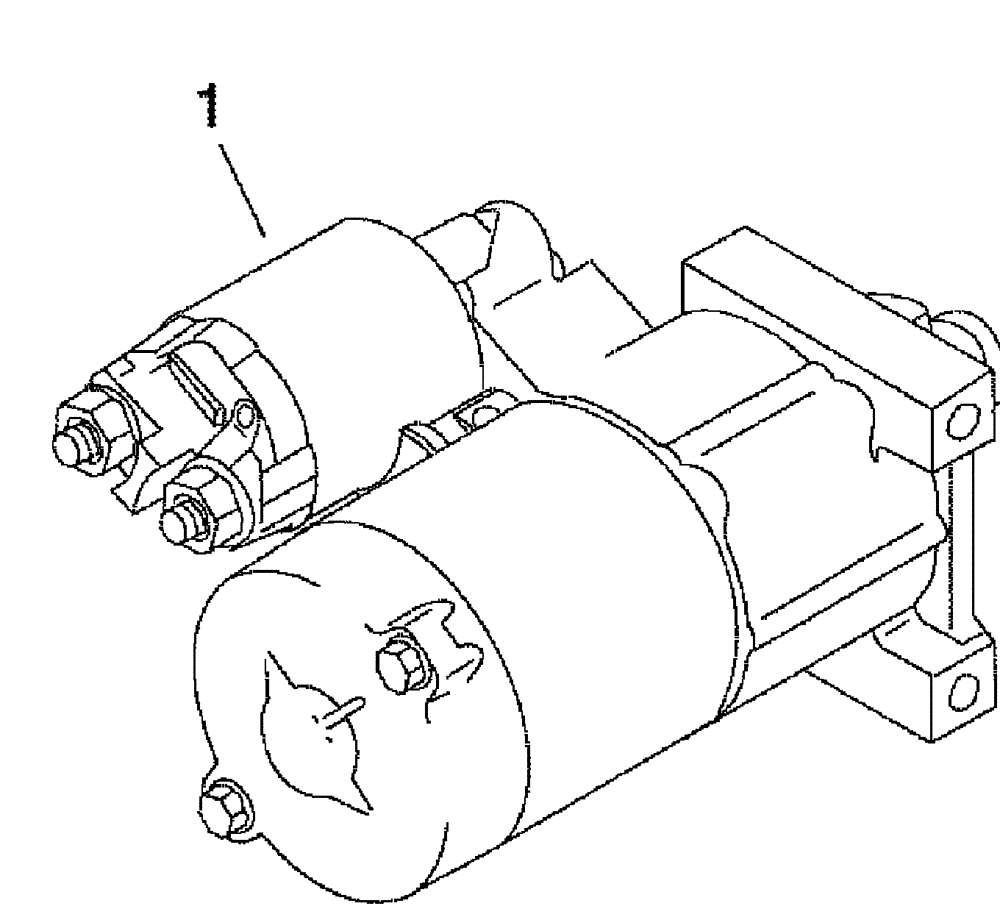 Схема запчастей Case IH SCOUT XL - (55.201.01[01]) - STARTER - GASOLINE ENGINE (55) - ELECTRICAL SYSTEMS