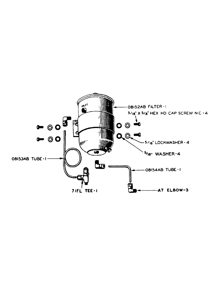 Схема запчастей Case IH SO-SERIES - (013) - OIL FILTER, S, SC, SO (02) - ENGINE