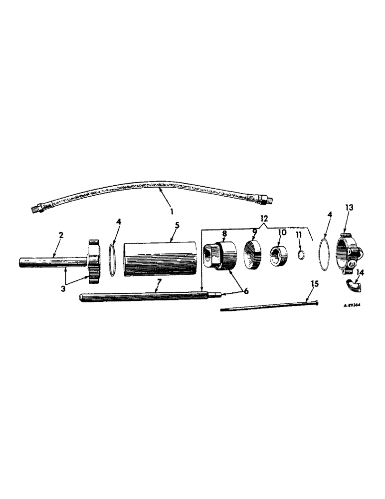 Схема запчастей Case IH 100 - (A-17) - HYDRAULIC CYLINDER 