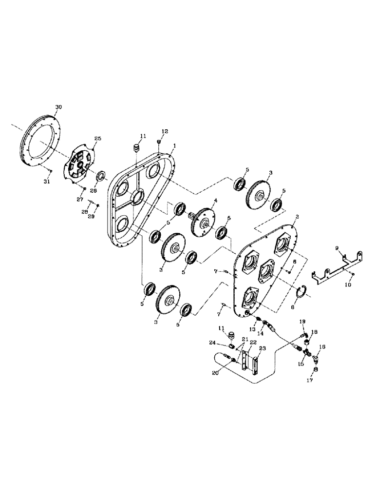 Схема запчастей Case IH 7700 - (C06-03) - GEARBOX, 125, COMMERCIAL PUMP Engine & Engine Attachments