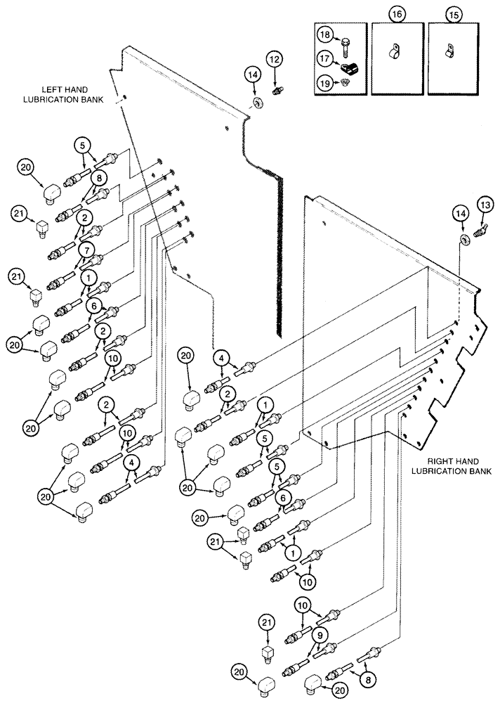Схема запчастей Case IH 2555 - (09F-01) - CHASSIS GREASE SYSTEM (12) - CHASSIS