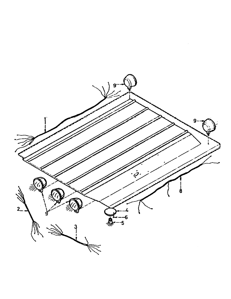Схема запчастей Case IH 7700 - (A04-10) - MAINFRAME, LIGHTS (Jul 16 2004 11:36:00.0011 PM) Mainframe & Functioning Components