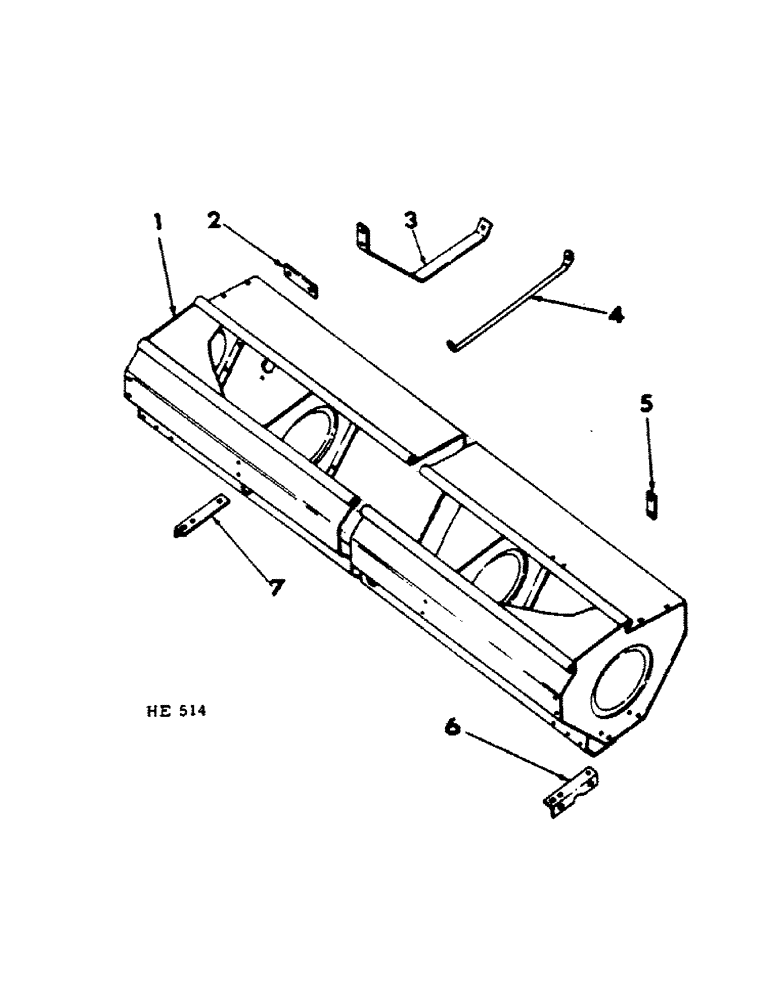 Схема запчастей Case IH 10 - (A-02) - HOPPER UNIT, NOT COMBINATION HOPPER 