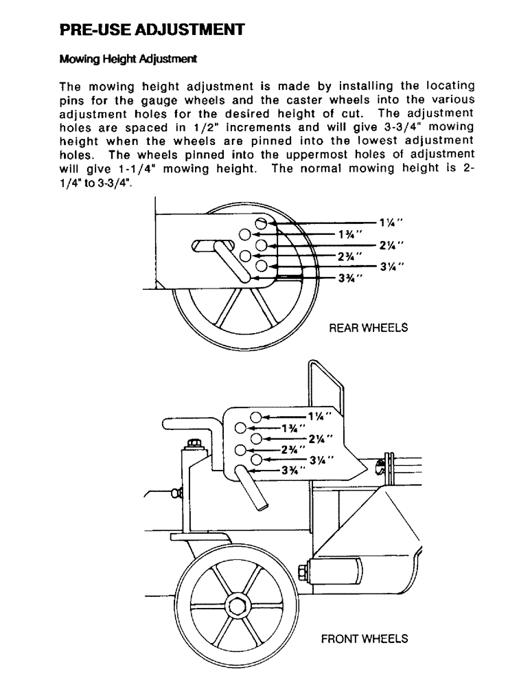 Схема запчастей Case IH 61MS - (18) - PRE-USE ADJUSTMENT 