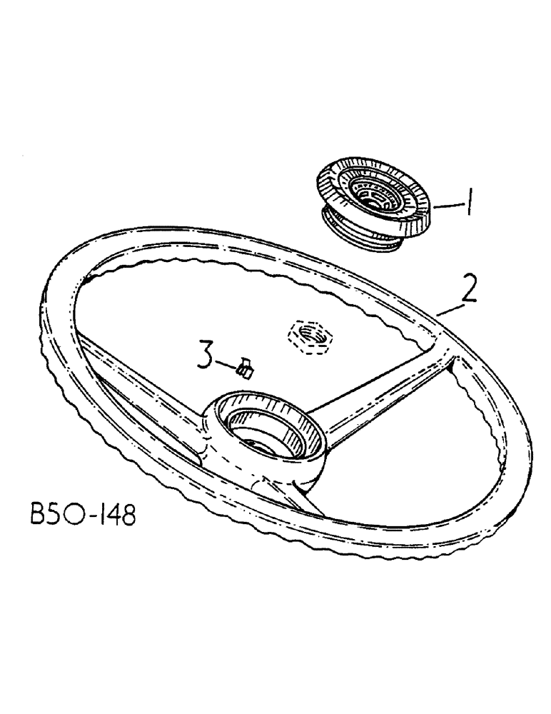 Схема запчастей Case IH 258 - (10-008) - STEERING WHEEL (07) - HYDRAULICS