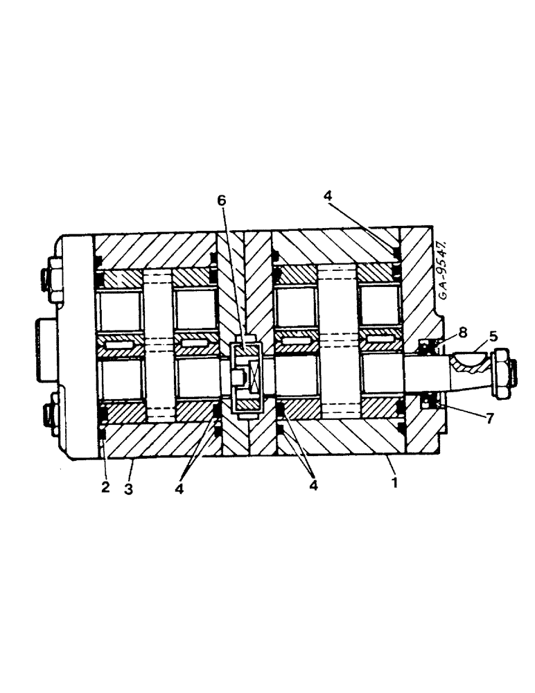Схема запчастей Case IH 844S - (10-11) - TANDEM PUMP (07) - HYDRAULICS