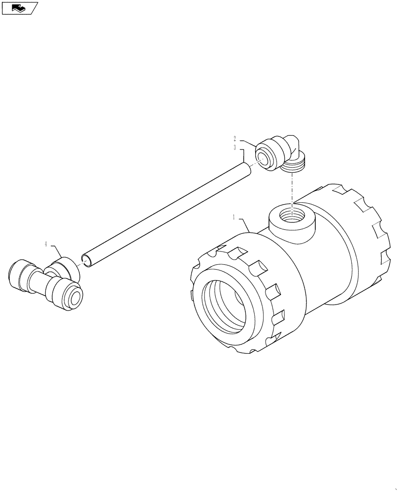 Схема запчастей Case IH 610 - (78.110.16.CA) - BOOM NOZZLE, IN-LINE GROUP (78) - SPRAYING