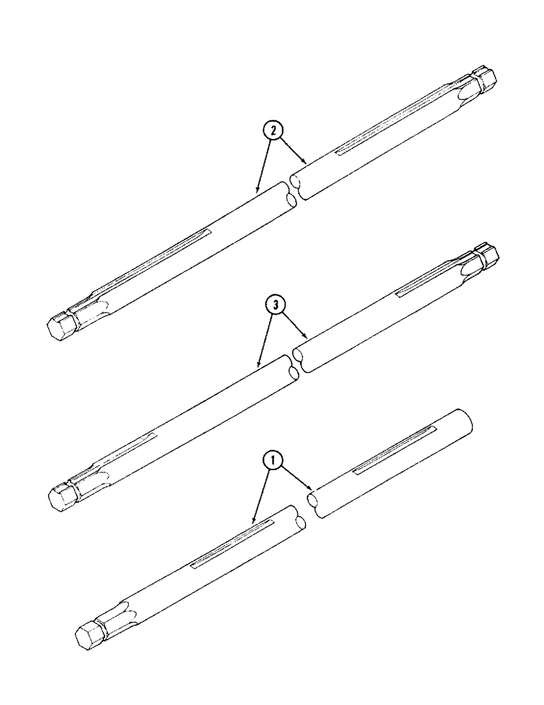 Схема запчастей Case IH 1010 - (9C-26) - FEEDER JACKSHAFT, 1420, 1440, 1460 AND 1480 COMBINE (58) - ATTACHMENTS/HEADERS