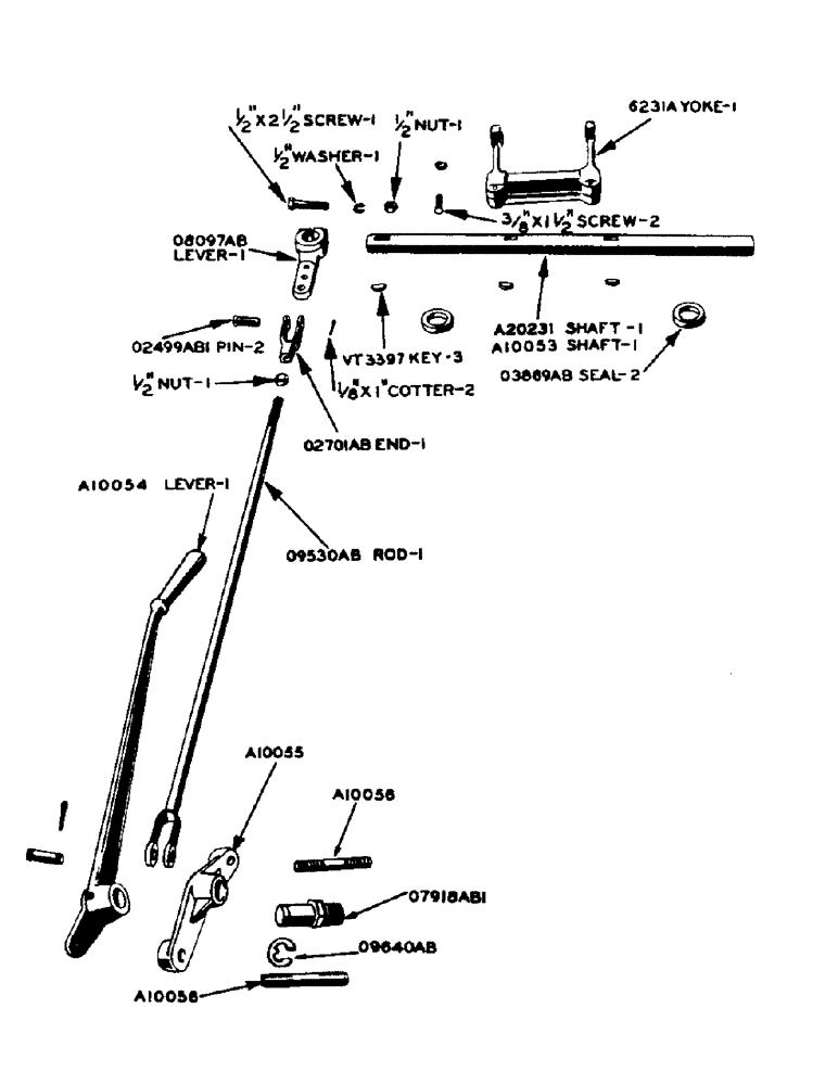 Схема запчастей Case IH 940 - (2-067) - CLUTCH THROWOUT PARTS (06) - POWER TRAIN