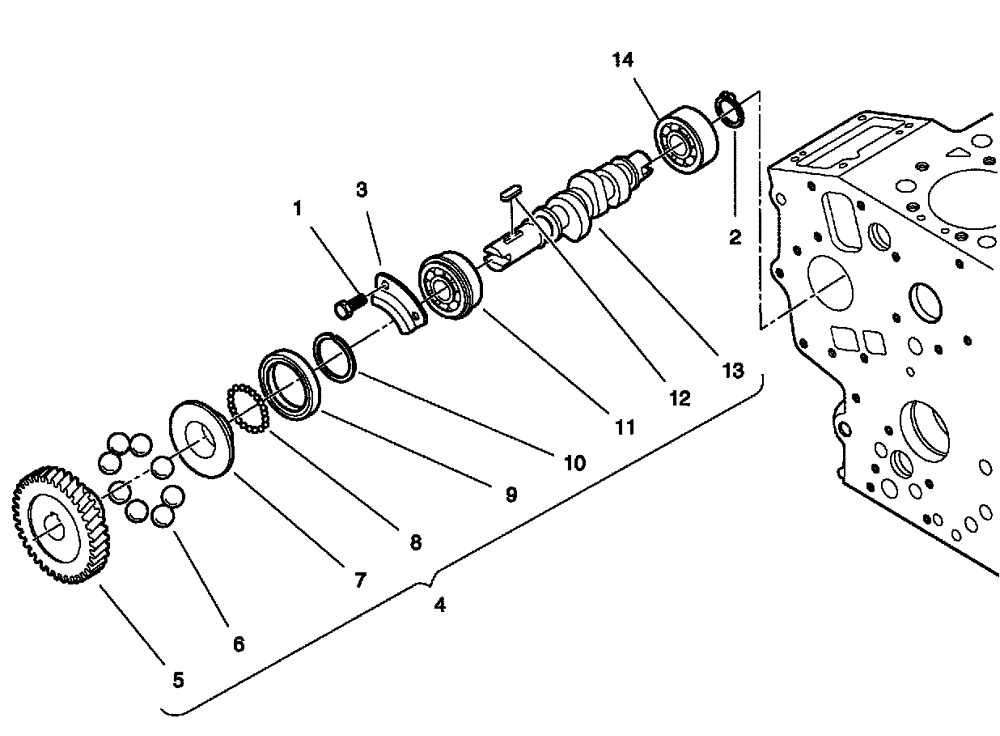 Схема запчастей Case IH SCOUT XL - (10.218.02) - SHAFT - DIESEL ENGINE (10) - ENGINE