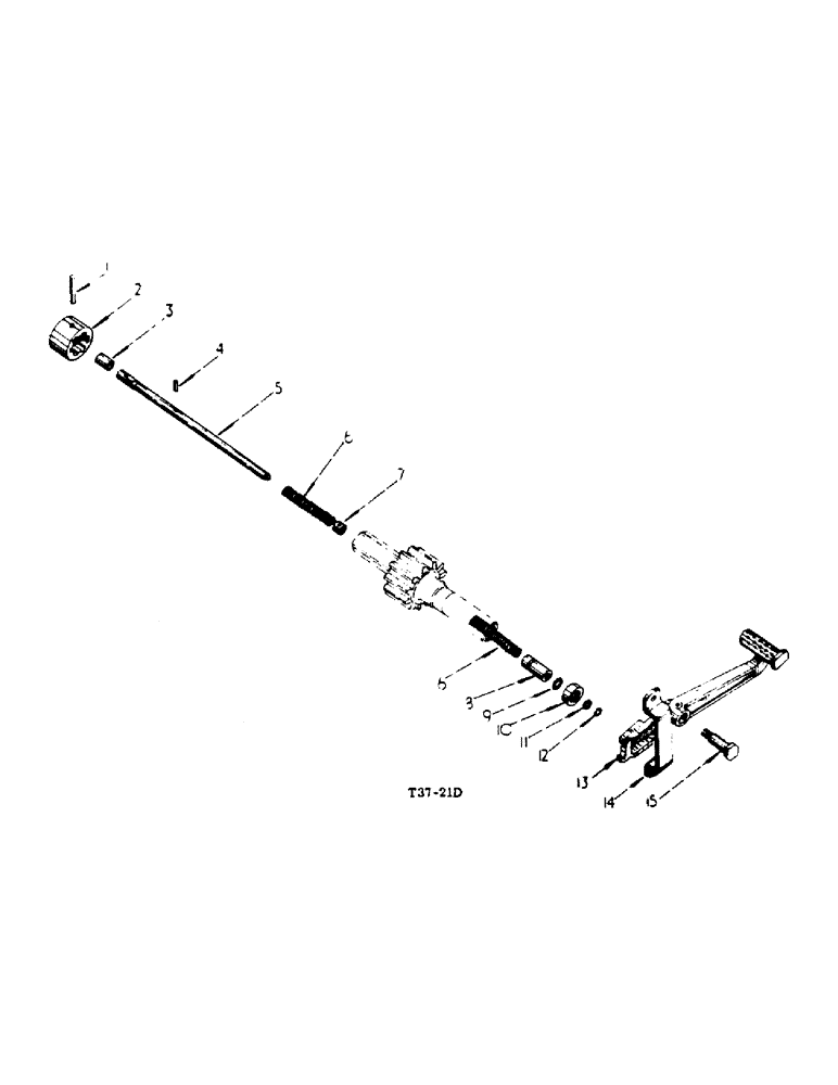 Схема запчастей Case IH 364 - (4-26) - CHASSIS, DIFFERENTIAL LOCK (12) - CHASSIS