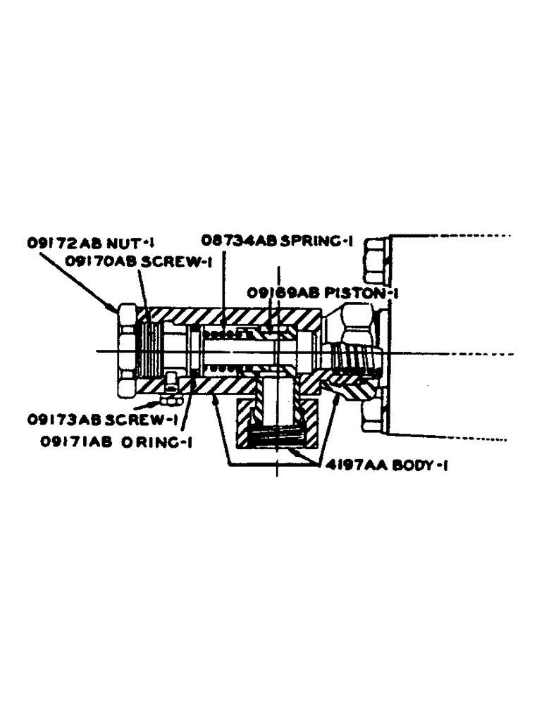 Схема запчастей Case IH DC-SERIES - (163) - HYDRAULIC SINGLE AND DUAL CONTROL UNIT, CYLINDER SPEED REGULATOR (08) - HYDRAULICS