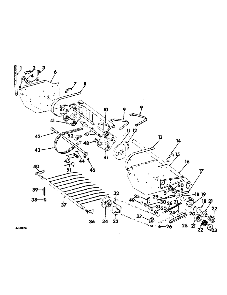Схема запчастей Case IH 420 - (D-11) - PICKUP CYLINDER AND DRIVE 