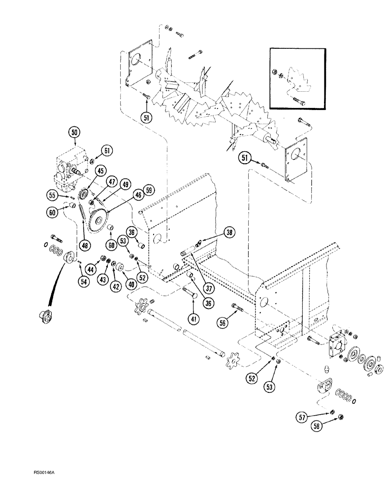 Схема запчастей Case IH 1500-SERIES - (09-22) - LOWER BEATER 