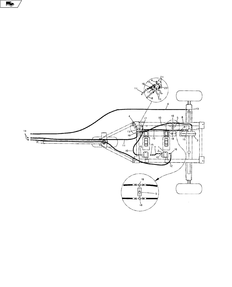 Схема запчастей Case IH 9000 - (35.100.02) - DUAL DRIVE HYDRAULICS (35) - HYDRAULIC SYSTEMS