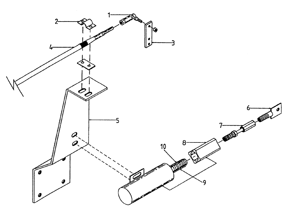 Схема запчастей Case IH 7700 - (C03[25A]) - ENGINE SHUTDOWN AND THROTTLE {108} Engine & Engine Attachments