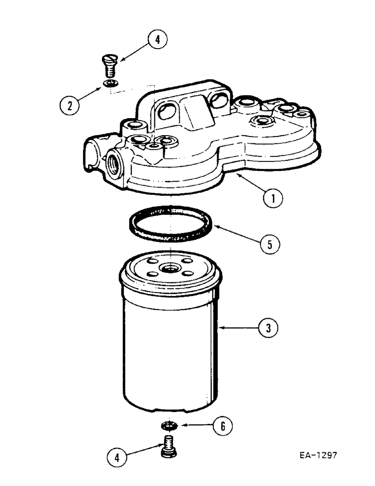 Схема запчастей Case IH 685 - (3-114) - TWIN FUEL FILTER - BOSCH, FOR TRACTORS WITH ENGINE S/N:-685 : 679147 885 : -063520 (03) - FUEL SYSTEM