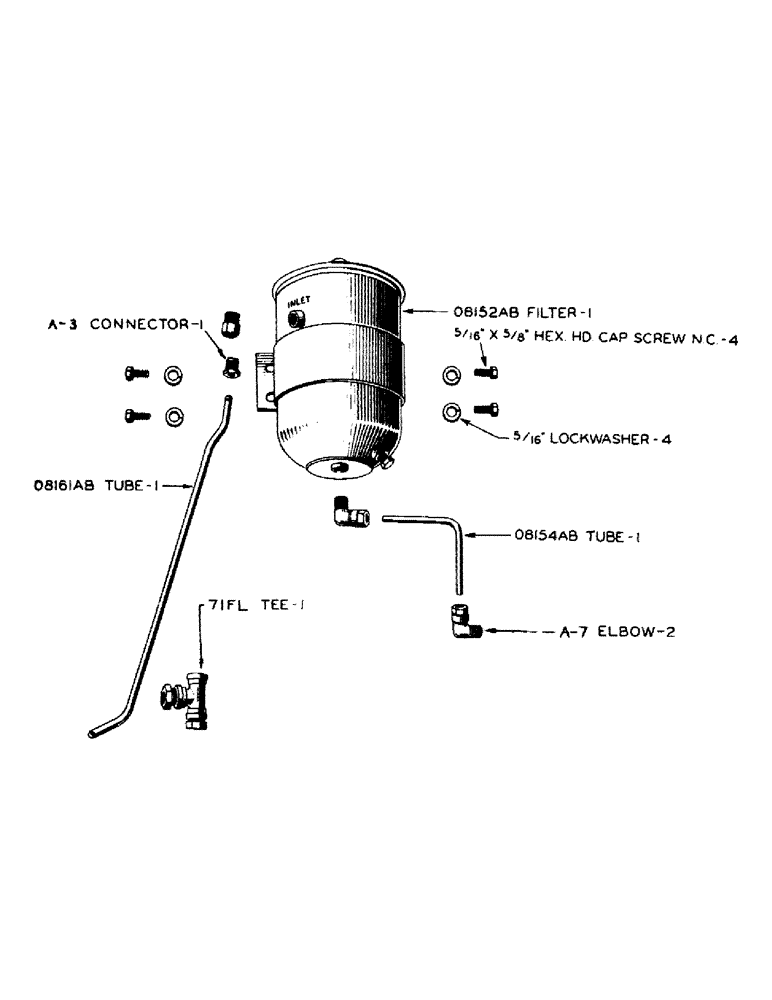 Схема запчастей Case IH DC-SERIES - (014) - OIL FILTER (02) - ENGINE