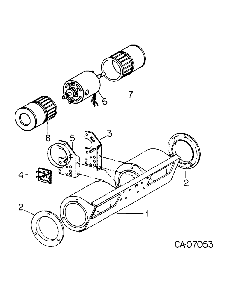 Схема запчастей Case IH 6788 - (13-31) - SUPERSTRUCTURE, BLOWER ASSY, WITH PERMANENT MAGNET (05) - SUPERSTRUCTURE