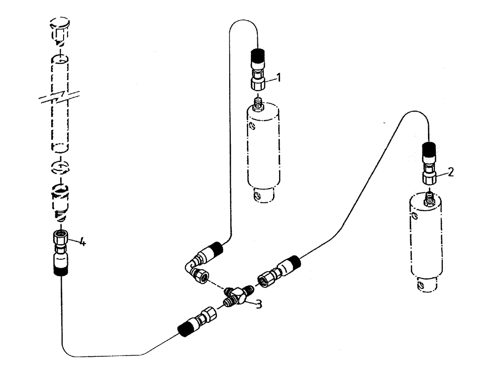 Схема запчастей Case IH 7000 - (B07-15A) - HYDRAULIC CIRCUIT (HEIGHT INDICATOR 7000), SERIAL #7908 AND Hydraulic Components & Circuits