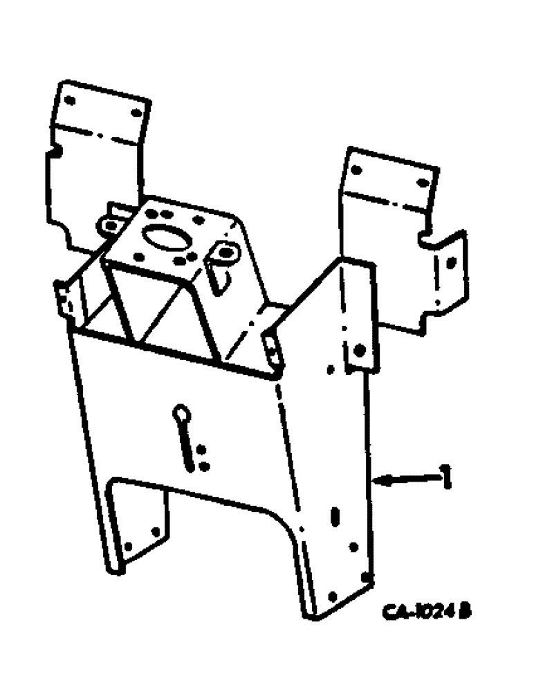 Схема запчастей Case IH 2500 - (13-08) - SUPERSTRUCTURE, STEERING SUPPORT (05) - SUPERSTRUCTURE