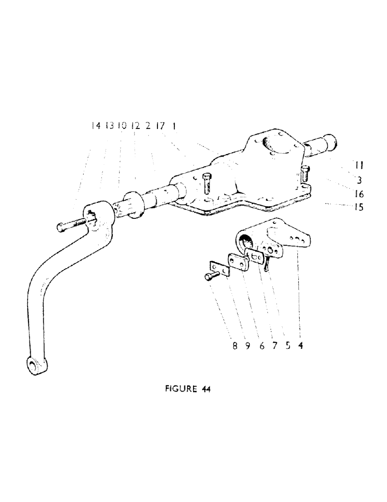 Схема запчастей Case IH 770A - (071) - STEERING BOX AND DROP ARM Steering & Front Axle