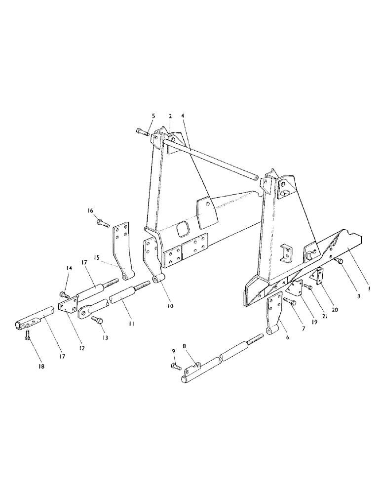 Схема запчастей Case IH LF-SERIES - (02) - SUPPORT FRAME, LF12 FOR MODELS 1212, 1210, LF9 FOR MODEL 995, 9966, 990, LF8 FOR MODEL 885 