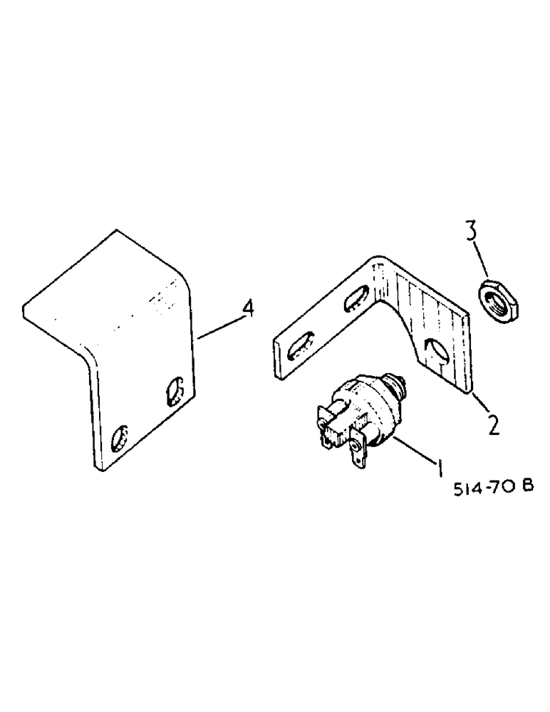 Схема запчастей Case IH 884 - (08-05A) - NEUTRAL SAFETY SWITCH, SERIAL NO. 6642 AND BELOW (06) - ELECTRICAL