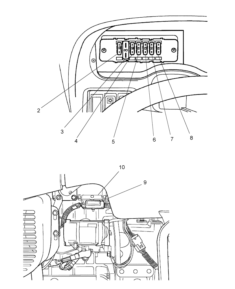 Схема запчастей Case IH FARMALL 45 - (06.04) - FUSES (06) - ELECTRICAL SYSTEMS