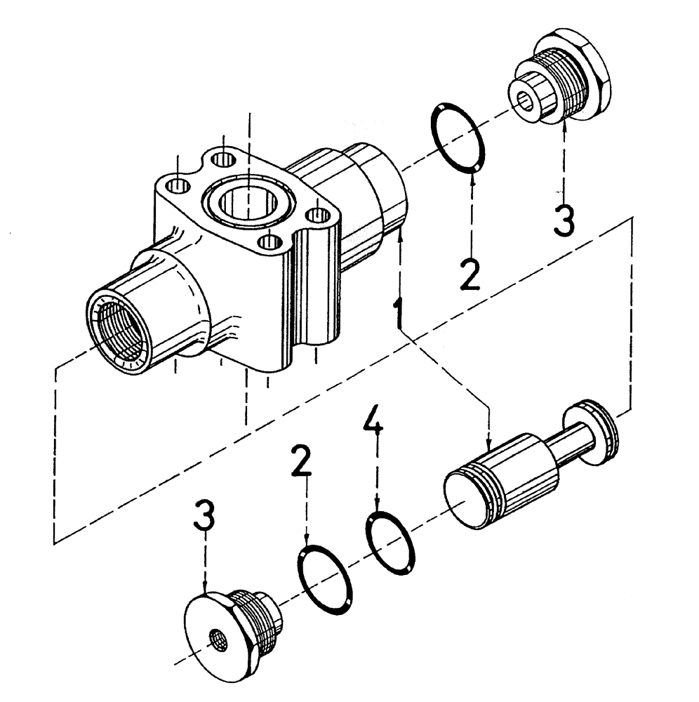 Схема запчастей Case IH 7000 - (B04-40) - HYDRAULIC SHUTTLE VALVE Hydraulic Components & Circuits