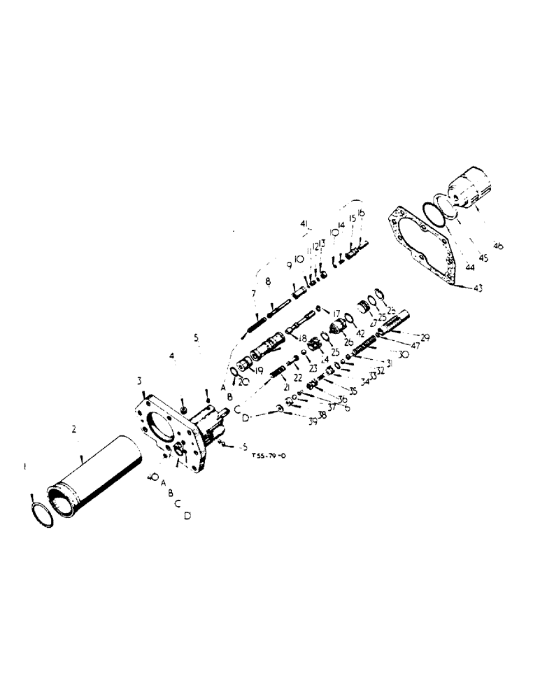 Схема запчастей Case IH 364 - (5-11) - HYDRAULIC ATTACHMENTS, VALVE BODY, CONTROL VALVE (07) - HYDRAULIC SYSTEM