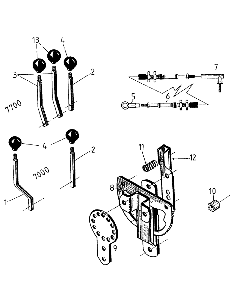 Схема запчастей Case IH 7700 - (A04-11) - MAINFRAME, CABIN CONTROLS Mainframe & Functioning Components