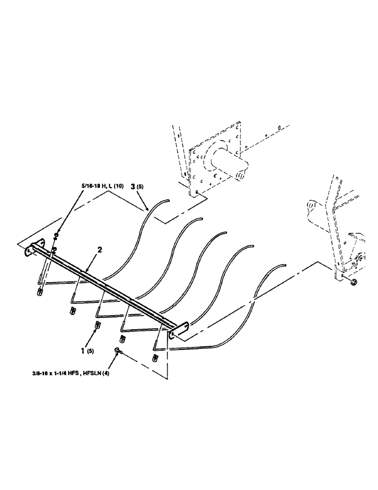 Схема запчастей Case IH 8450 - (025) - WINDGUARD ASSEMBLY Pickup