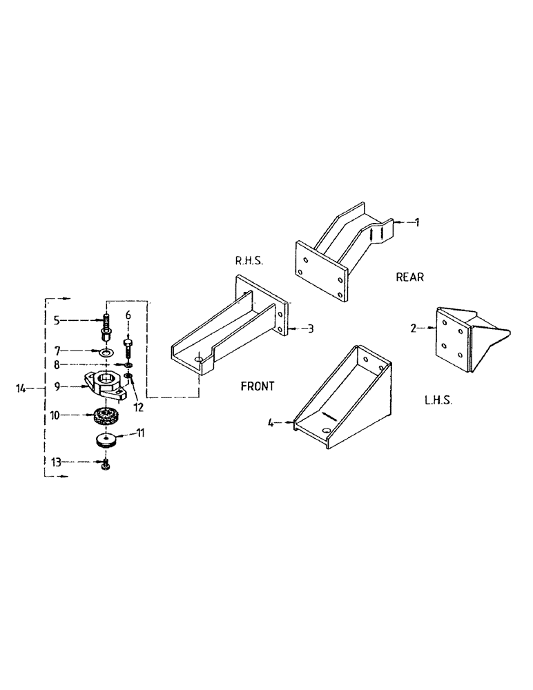 Схема запчастей Case IH 7700 - (C08-10) - ENGINE, MOUNTS Engine & Engine Attachments