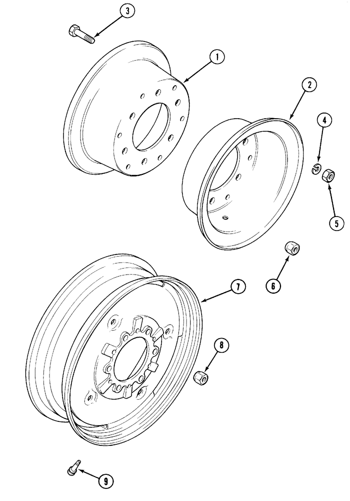 Схема запчастей Case IH CX100 - (05-25) - FRONT WHEELS (05) - STEERING