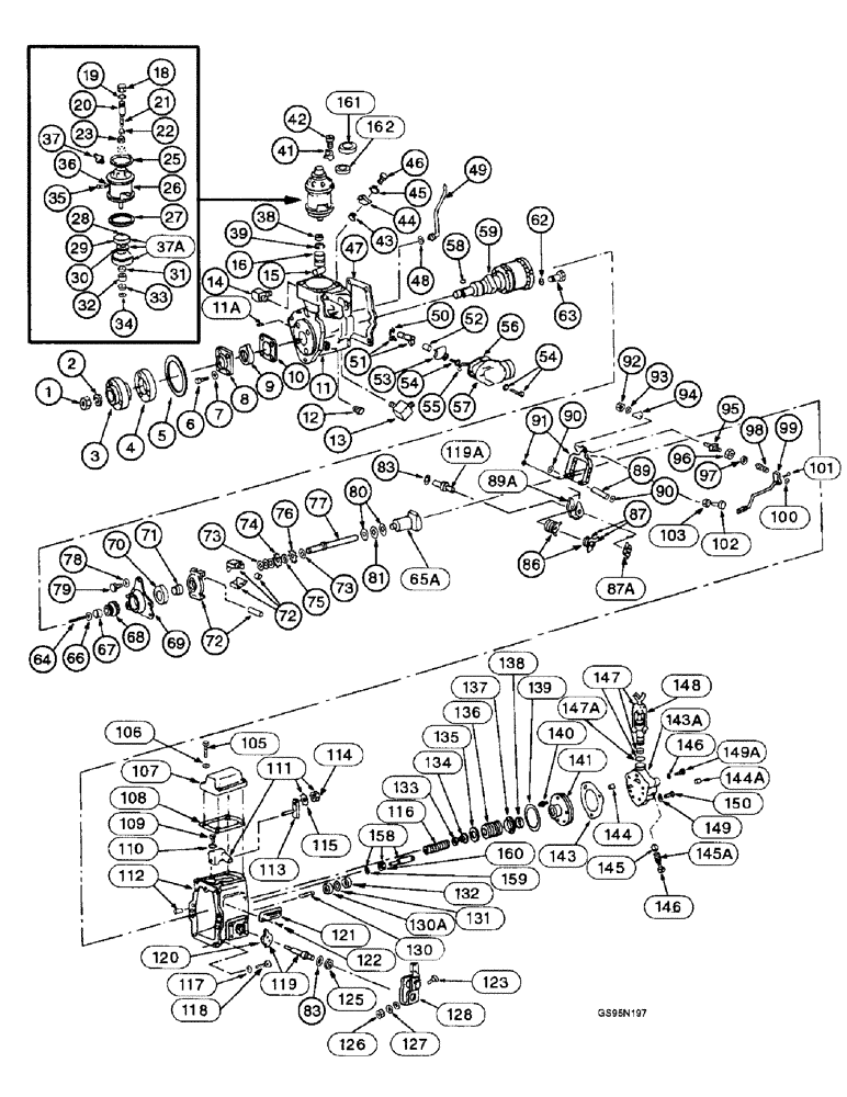 Схема запчастей Case IH DT-414 - (9C-36) - FUEL INJECTION PUMP 