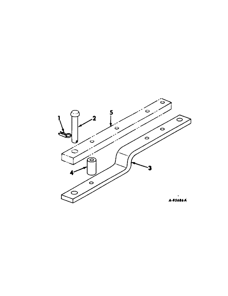 Схема запчастей Case IH 4156 - (K-02[A]) - DRAWBARS AND HITCHES, HAMMERSTRAP Drawbars & Hitches