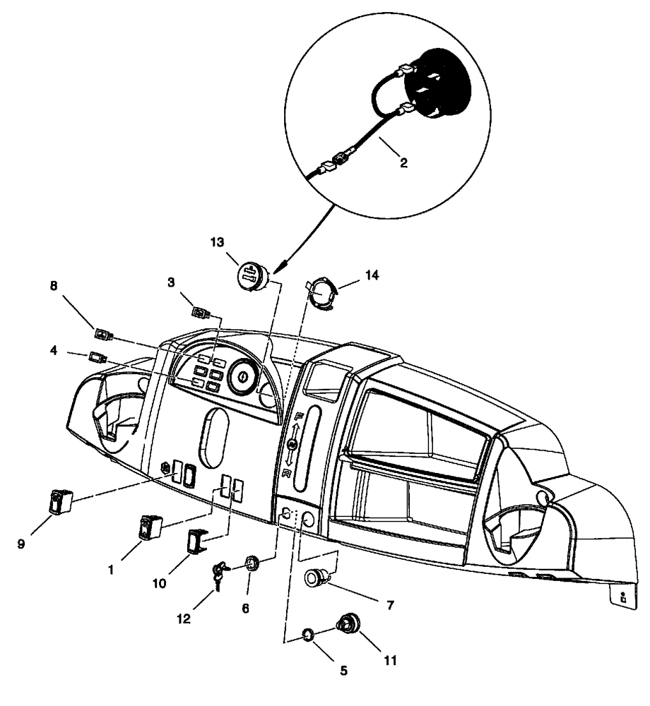 Схема запчастей Case IH SCOUT XL - (55.100.03[02]) - ELECTRICAL COMPONENTS - DIESEL ENGINE (55) - ELECTRICAL SYSTEMS
