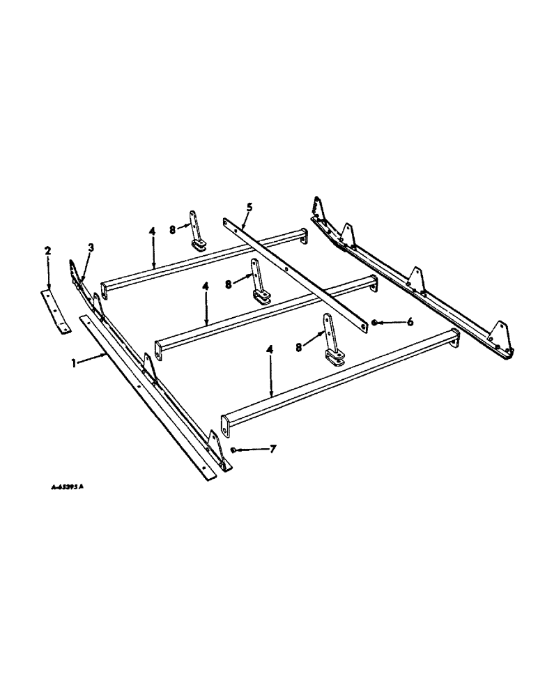 Схема запчастей Case IH 401 - (M-02) - HARROW SECTION 