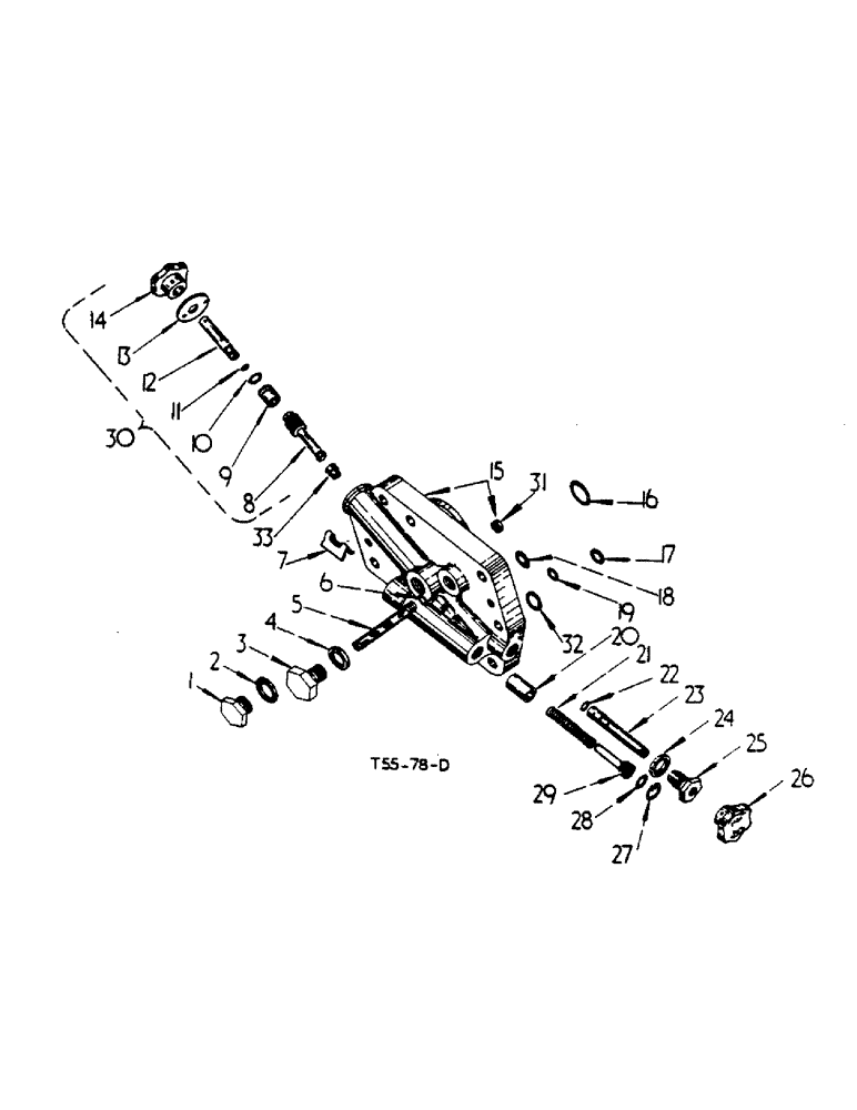 Схема запчастей Case IH 364 - (5-09) - HYDRAULIC ATTACHMENTS, CYLINDER HEAD, CONTROL VALVE (07) - HYDRAULIC SYSTEM