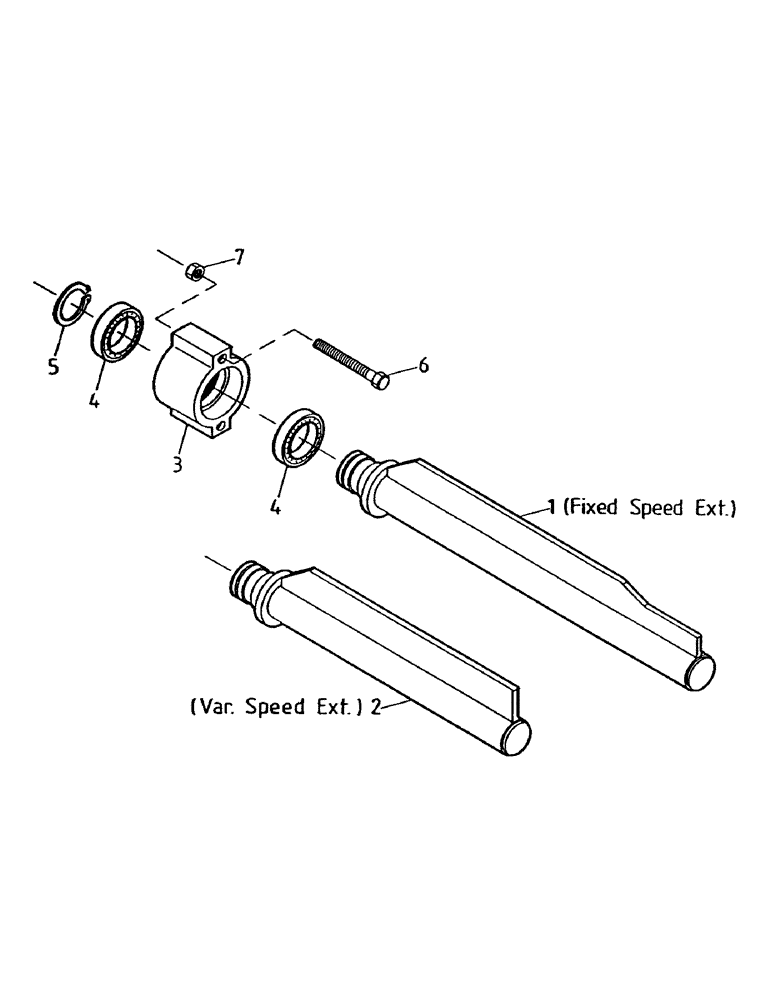 Схема запчастей Case IH 7000 - (A03-10) - PRIMARY EXTRACTOR ROLLER Mainframe & Functioning Components