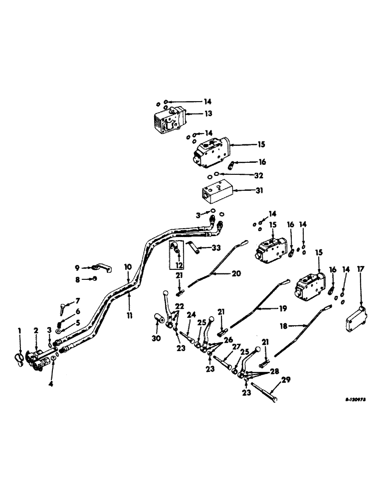 Схема запчастей Case IH 560 - (225) - HYDRAULIC SYSTEM, HYDRA-TOUCH SYSTEM, INTERNATIONAL 560 & 660 W/HYDRA-TOUCH POWER SUPPLY (07) - HYDRAULIC SYSTEM