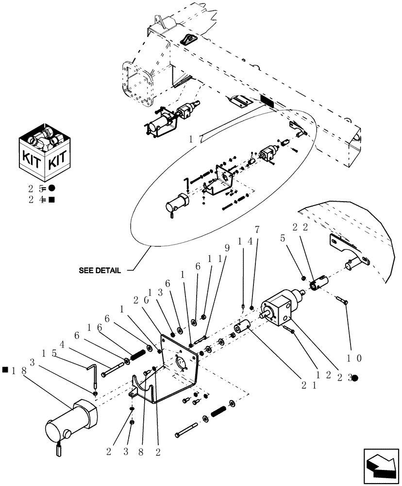Схема запчастей Case IH 2280 - (75.100.16) - VARIABLE DRIVE COMPONENTS (2 TANK) (75) - SOIL PREPARATION