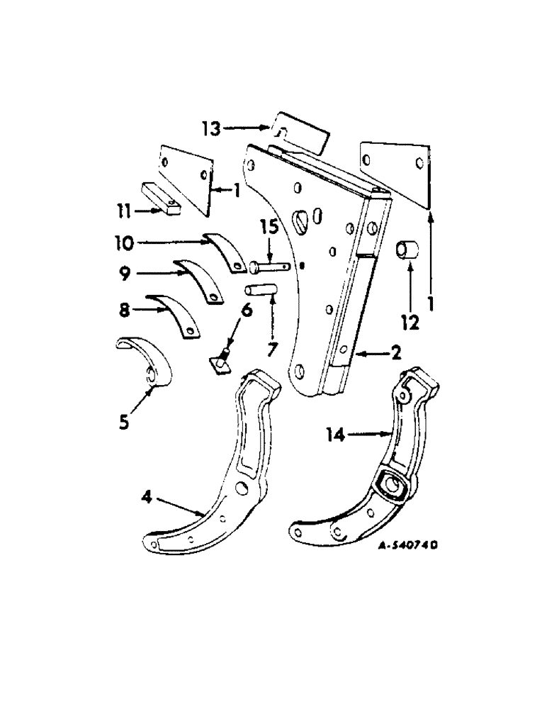 Схема запчастей Case IH 215 - (R-03) - TRIP BEAM, ONE PER FURROW 