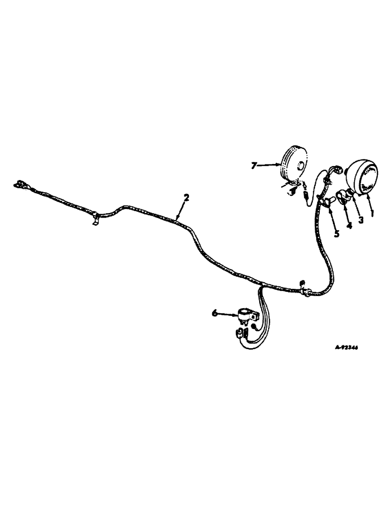 Схема запчастей Case IH 185 - (08-10) - ELECTRICAL, COMBINATION REAR AND TAIL LIGHT (06) - ELECTRICAL
