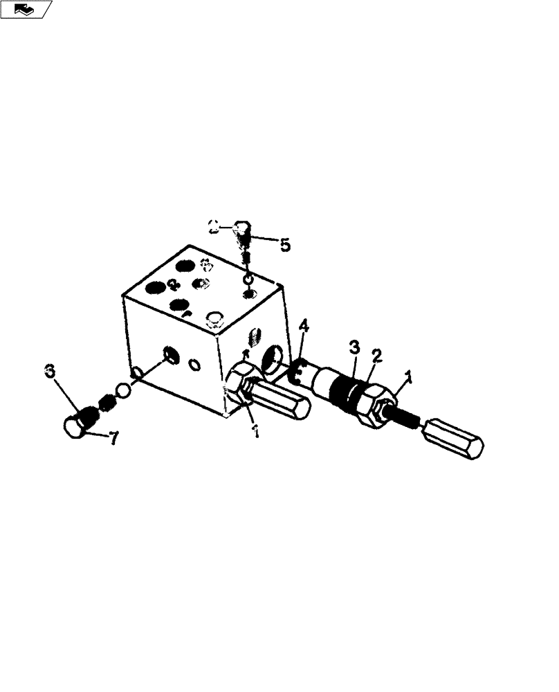 Схема запчастей Case IH 900 SERIES - (35.100.03) - SEQUENCE VALVE (35) - HYDRAULIC SYSTEMS