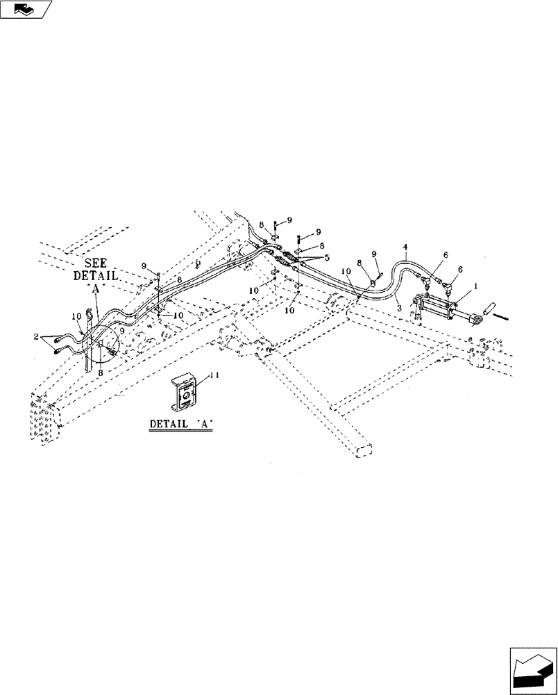 Схема запчастей Case IH 730 - (35.100.01) - DISC ATTACHMENT HYDRAULICS (35) - HYDRAULIC SYSTEMS