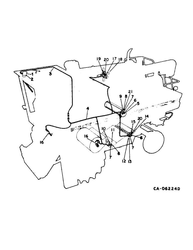 Схема запчастей Case IH 1440 - (08-29) - ELECTRICAL, SHAFT SPEED MONTITOR CONTROL, SERIAL NO. 1501 AND ABOVE (06) - ELECTRICAL