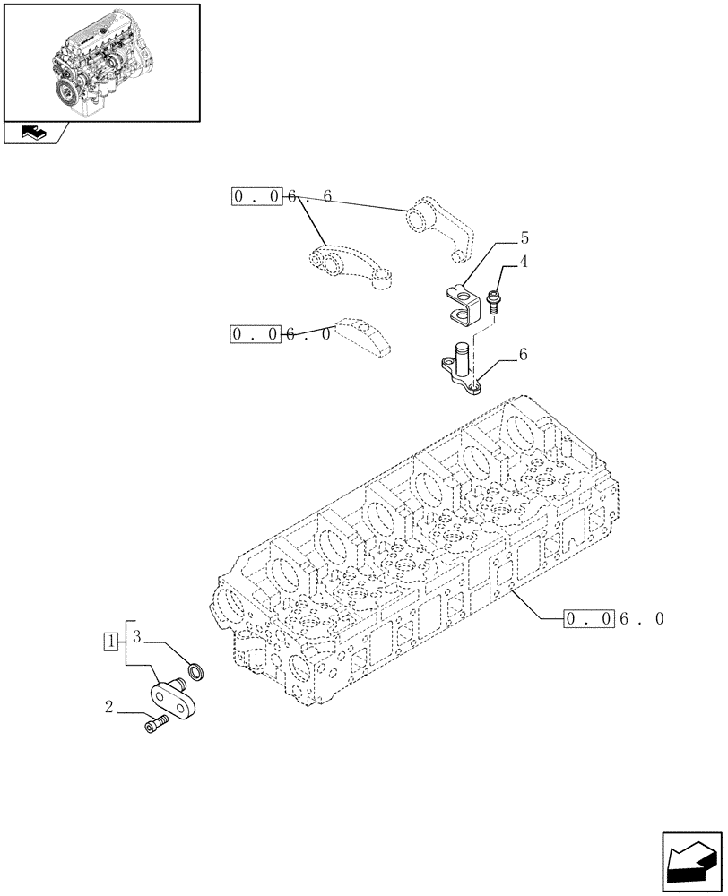 Схема запчастей Case IH F3BE0684N E904 - (0.37.0) - ENGINE EXHAUST BRAKE (504053957) 