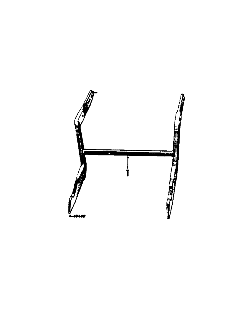 Схема запчастей Case IH 411 - (V-03) - FRAME COUPLING BEAMS 